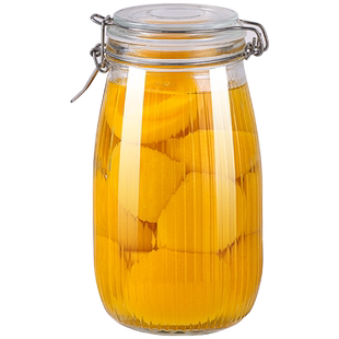 密封罐玻璃食品级瓶子带盖泡酒泡菜坛子茶叶咖啡辣椒酱糖收纳罐子