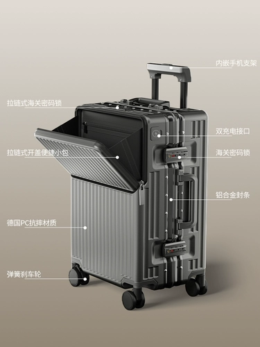 Чемодан, коробка подходит для мужчин и женщин, 20 дюймов