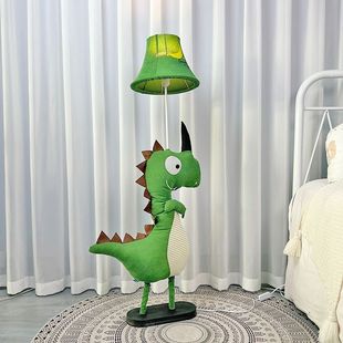 遥控蓝牙调光LED落地灯独角恐龙台灯男孩儿童房温馨陪伴入睡灯