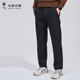 柔软直筒保暖长裤 男2025秋冬新款 47.9%绵羊毛 与狼共舞休闲裤