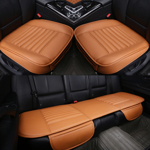 四季 单片皮车垫 通用汽车坐垫无靠背三件套小轿车专用座垫秋冬新款
