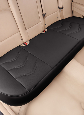 汽车后排坐垫单片半包座垫无靠背三件套屁屁座椅垫子三人一体长条