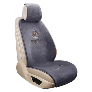 短毛绒后排汽车坐垫冬季小车一体座位垫子冬天车内防脏座椅套保暖