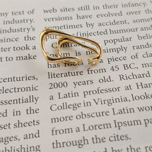 欧美外贸饰品高端铜材质耳夹