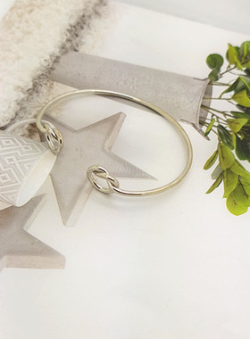 欧美风开口可调节打结配饰手镯