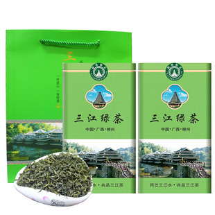 广西绿茶三江绿茶浓香型2026新柳州碧螺春口粮茶500克铁罐装广西