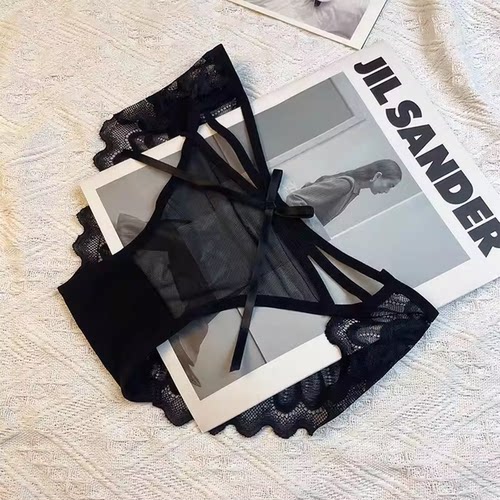 3条装性感蕾丝内裤女