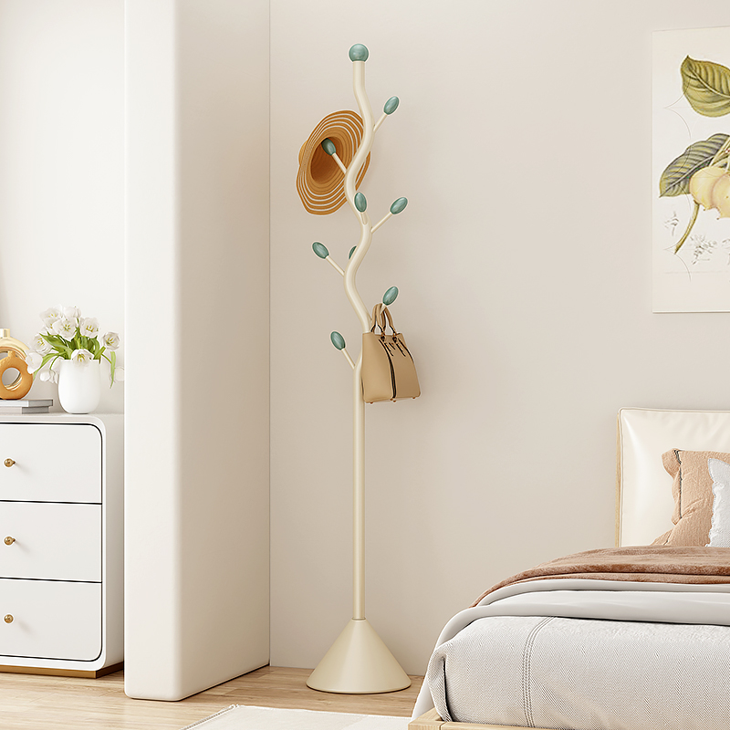 奶油风衣架卧室落地挂衣架