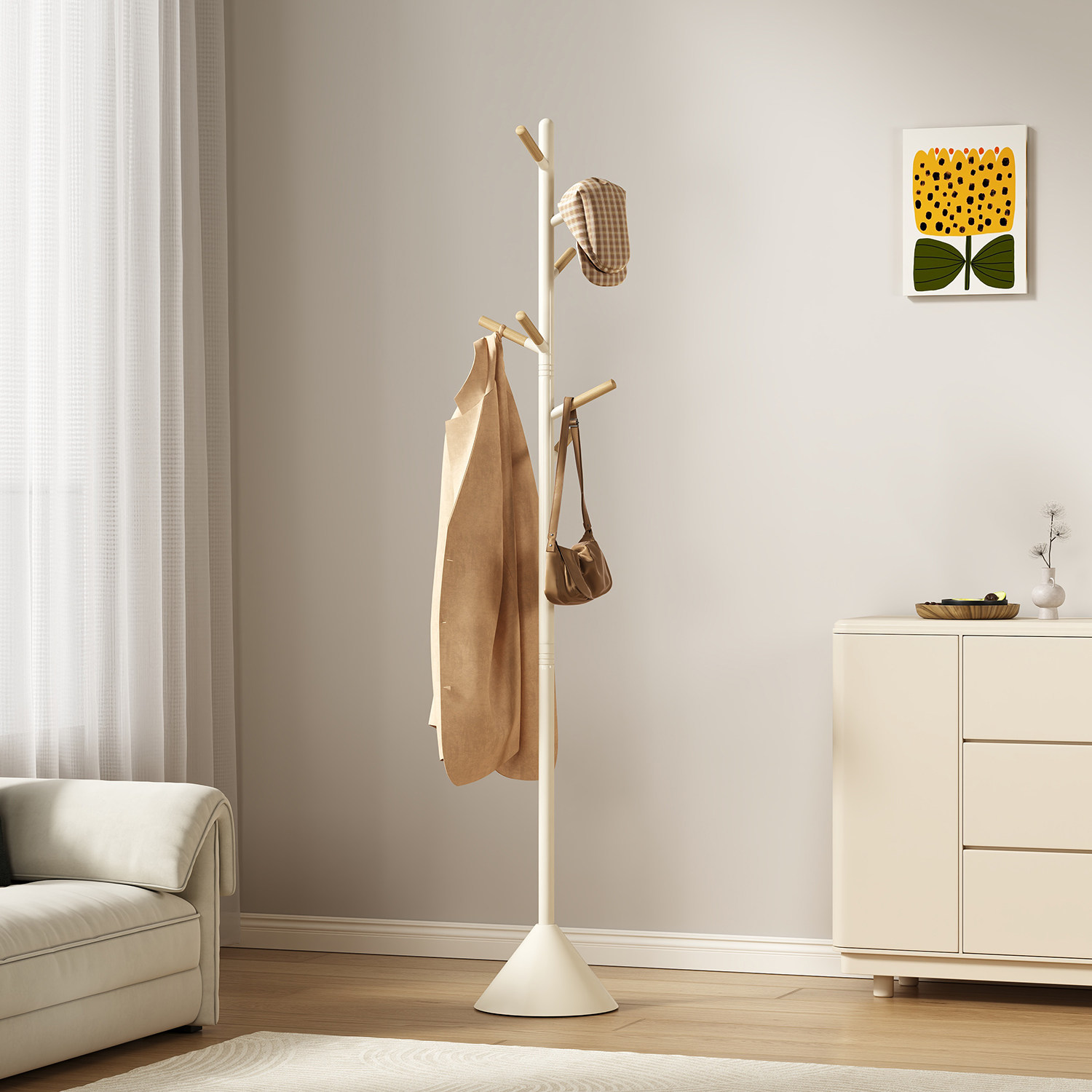 衣架落地卧室挂衣架家用