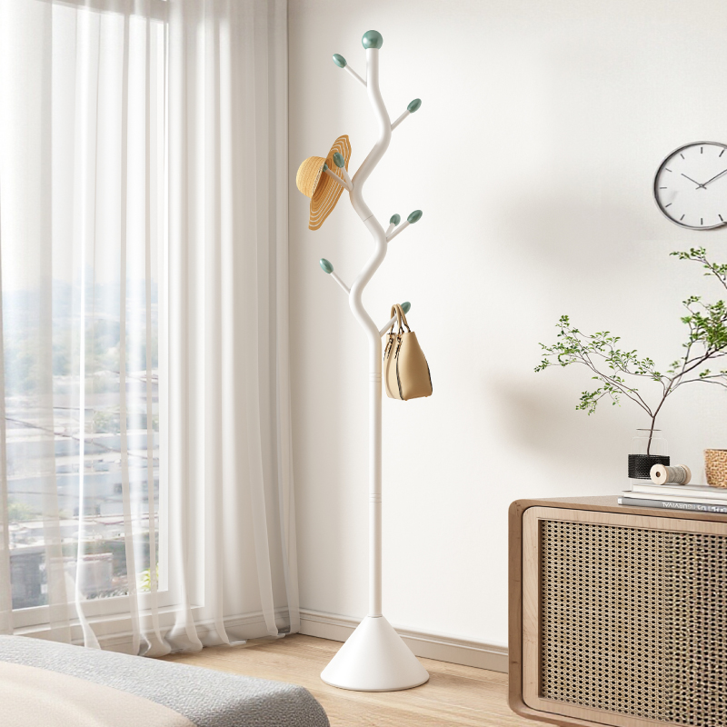 奶油风衣架落地卧室挂衣架