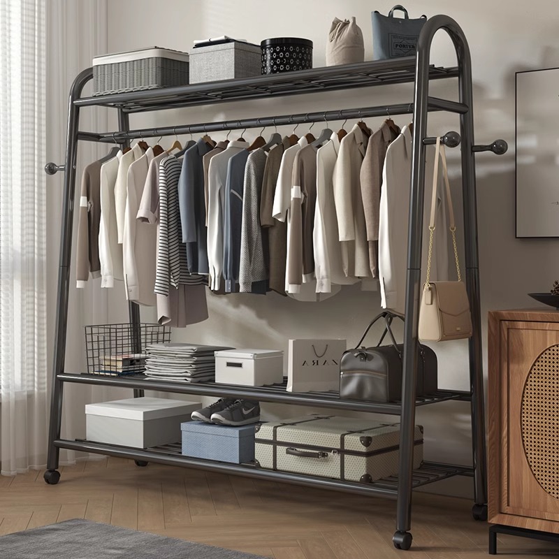 晾衣架落地家用卧室挂衣架