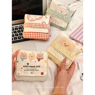 姨妈巾收纳包学生卫生巾便携包小型大容量高颜值月经卫生棉月事包