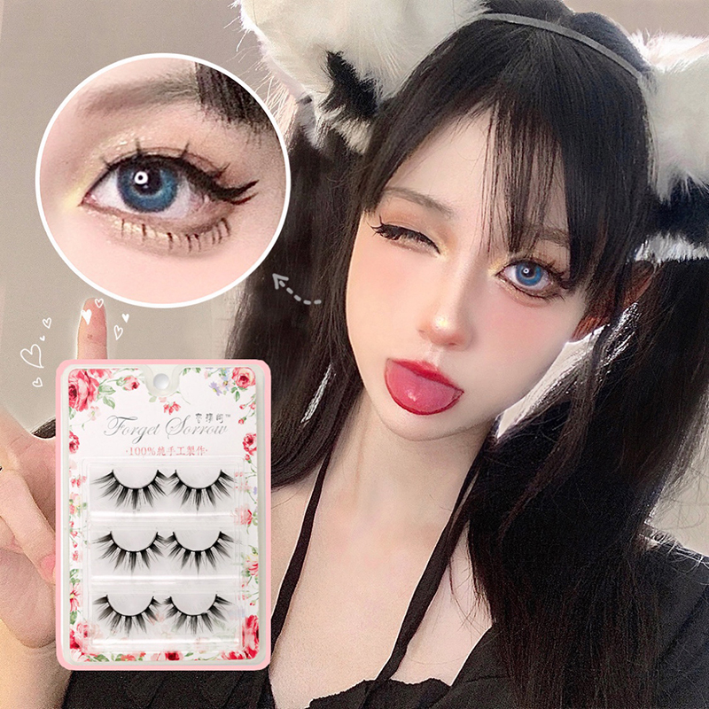 日系漫画芭比恶魔cos假睫毛浓密