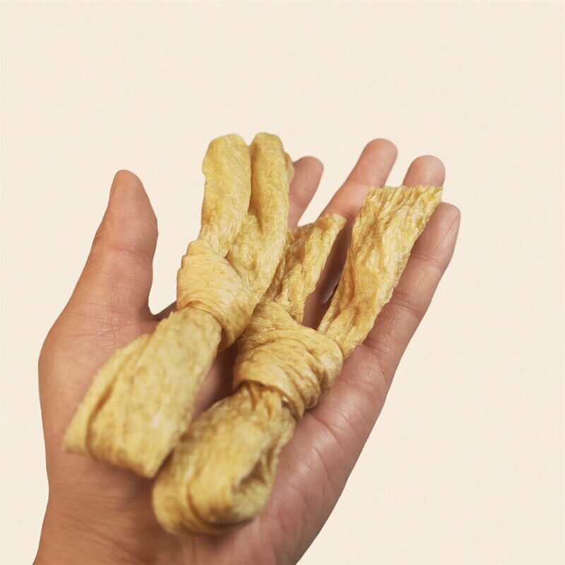豆扣结豆蔻结面筋扣干货图片