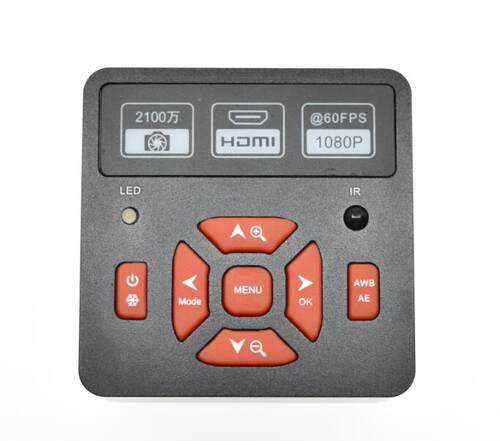 2100万HDMI工业相机高速60帧 支持遥控TF卡存储 USB输出工业相机