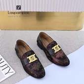 乐福鞋 莱斯佩斯春夏豆豆鞋 专柜正品 懒人一脚蹬3e72