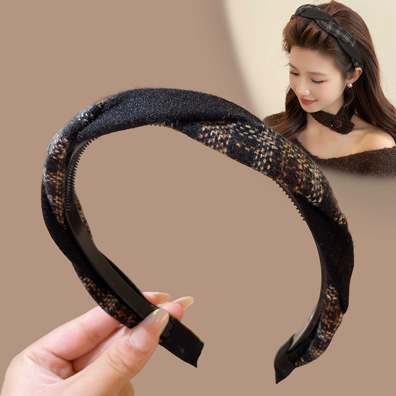 美拉德细边高颅顶发箍女款