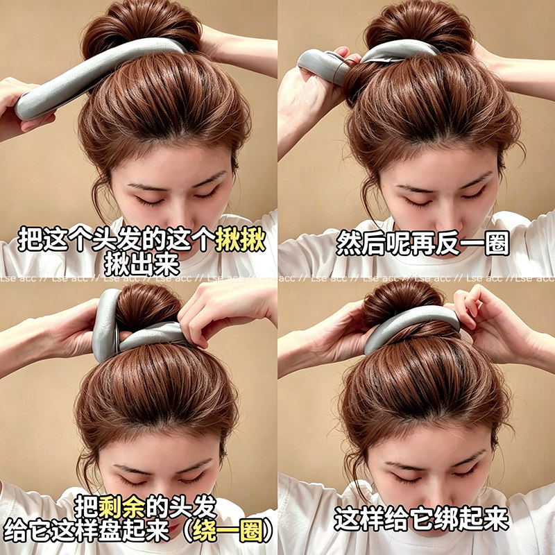长发睡觉神器枕头睡眠大肠发圈