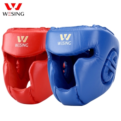 九日山拳击头盔全封闭护下颌散打护头/泰拳猴脸护头搏击训练护具