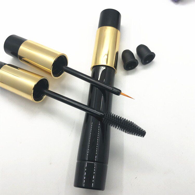清仓！黑金个性眉睫眼线营养液空瓶 大容量VE假睫毛胶水瓶子12ML