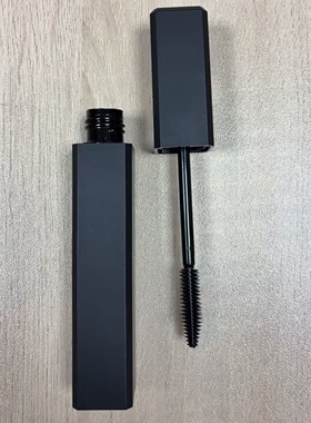 大牌高端双层睫毛膏空管子 整体金色四方形睫毛液精华瓶子8-10G