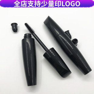 订制印刷LOGO外贸 DIY手工制作睫毛膏空 整体亮黑硅胶睫毛管15ml