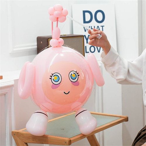 爆款发光蛋仔气球手提灯笼批发