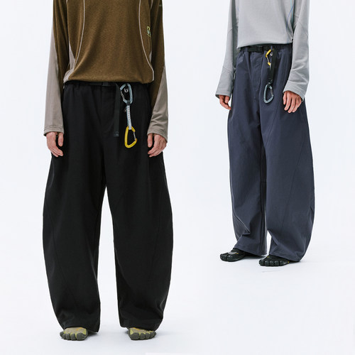 NORYBRAND 运动户外多耐福扣弯刀裤冬款夹棉石墨烯工装裤登山棉裤
