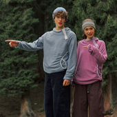 NORYBRAND户外 primaloft斜拉链active绒椭圆插袋套头科技保暖衫