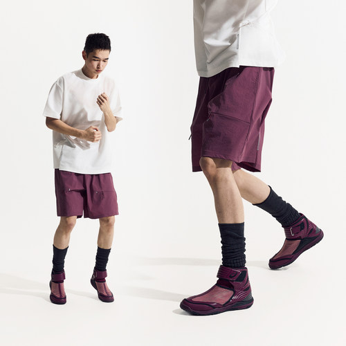 NORYBRAND 25SS凉感驱蚊功撞色特殊结构短裤 城市运动休闲裤