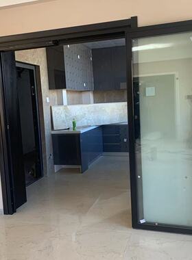 天津定制PD门PT推拉平开一体钛镁合金室内门无地轨省空间隔断厨房