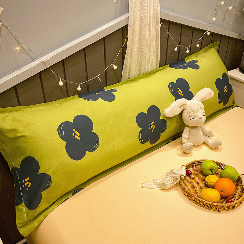 长款枕头带枕套双人家用1.8男长条情侣枕可爱1.5枕芯护颈睡觉专用