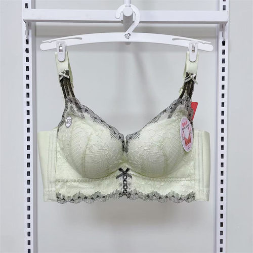 聚拢蜜桃杯聚拢收副乳五排扣文胸