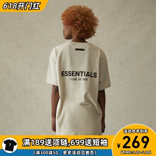 Essentials FOG God T恤男 21ss背后字母logo短袖 Fear 阿伦777