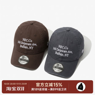 现货New Era联名MLB纽亦华920软顶刺绣NY男女棒球帽子鸭舌帽