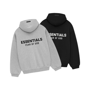 God Essentials 24Fall 男 阿伦777 Holiday加绒卫衣帽衫 Fear
