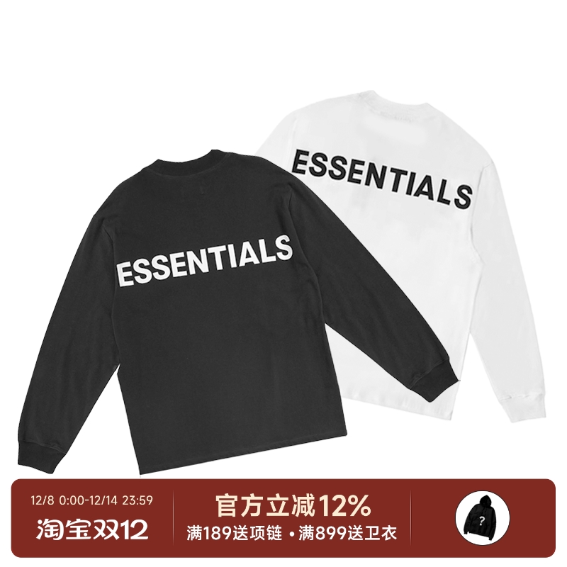 FearofGod19FW反光3M长袖T恤