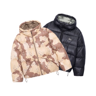 Ripstop 阿伦777 Parka Down 24FW连帽拉链800蓬羽绒服男 Stussy