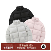 阿伦777 Nerdy韩国潮牌25FW经典 字母保暖300g白鸭绒羽绒服男女
