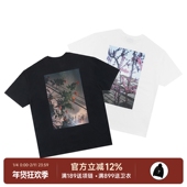 Fear Essentials 阿伦777 God FOG 19FW相片加州花卉短袖 T恤男
