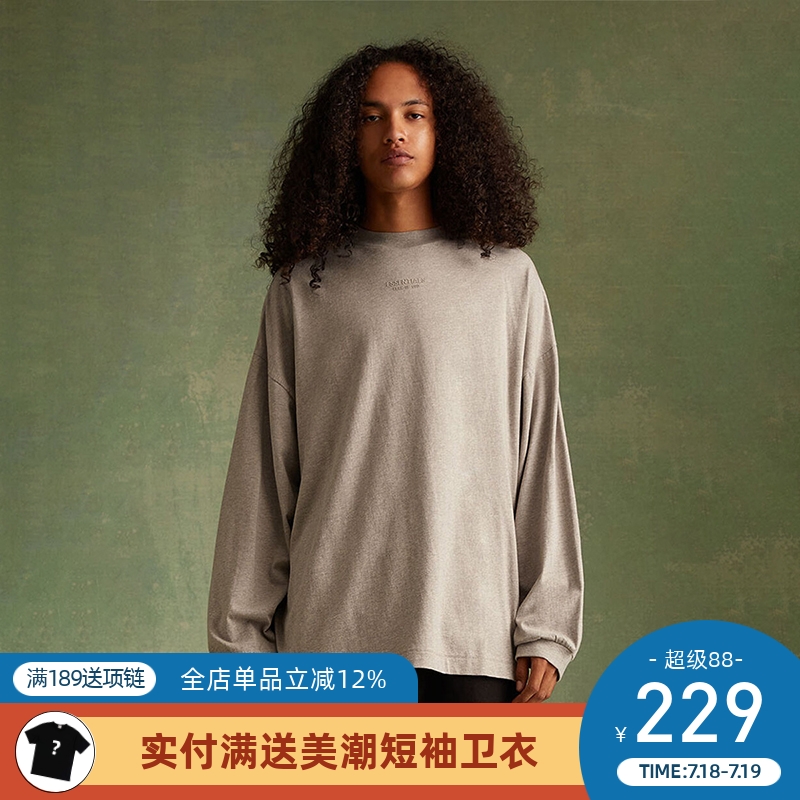 Essentials23FW云系列长袖T恤