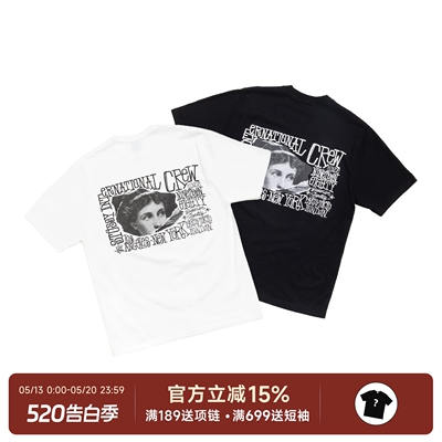 Stussy26SS维多利亚短袖T恤