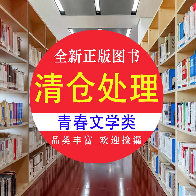 青春文学类正版图书特价清仓处理