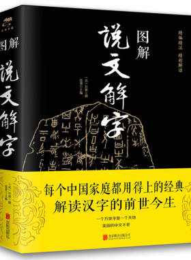 图解说文解字 精彩解读画说汉字的故事汉字演变过程展示汉字语言精编精注解读汉字前世今生语言文字的由来书籍