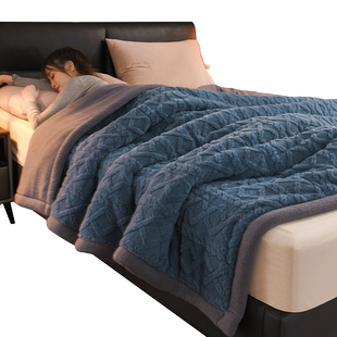 塔芙绒毛毯冬季加厚盖毯被子珊瑚羊羔绒毯子沙发办公室午睡毯新款