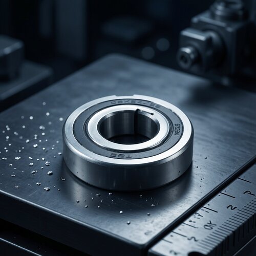 TBQ深沟球单向轴承CSK54/25PP内外带槽尺寸内25外54厚18mm