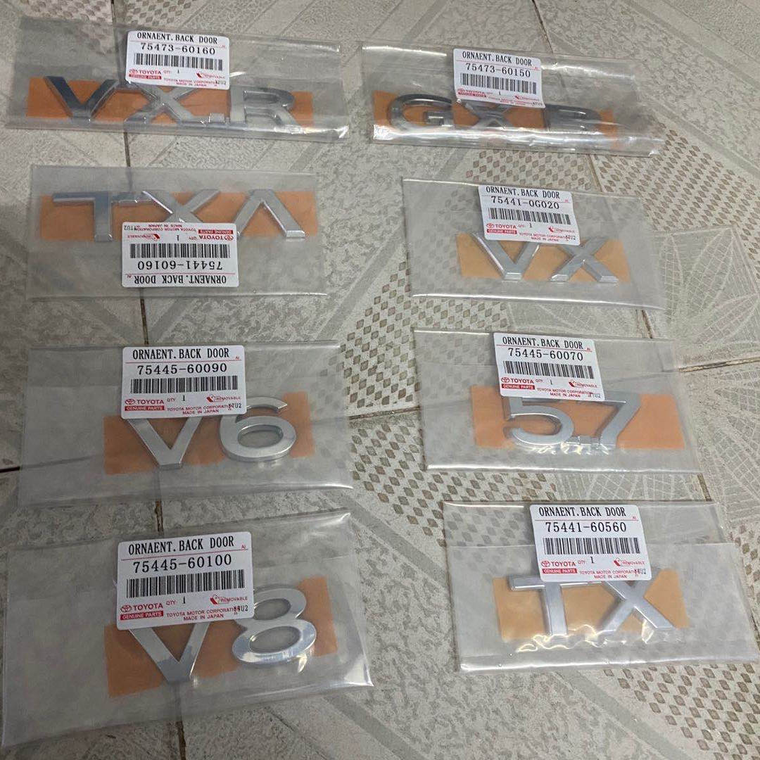 适用霸道尾箱xv标志V8兰德酷路泽VXR GXR字母标普拉多TXVXL后尾标