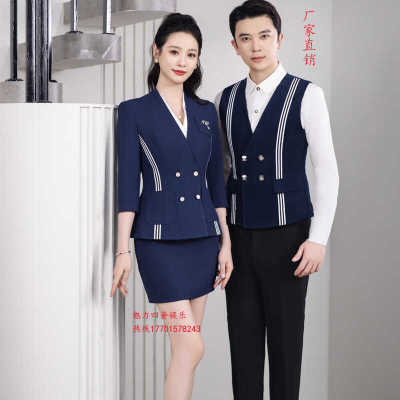 夜场dj公主服ktv夜总会少爷服酒吧服务员工作服长袖秋冬足浴套装