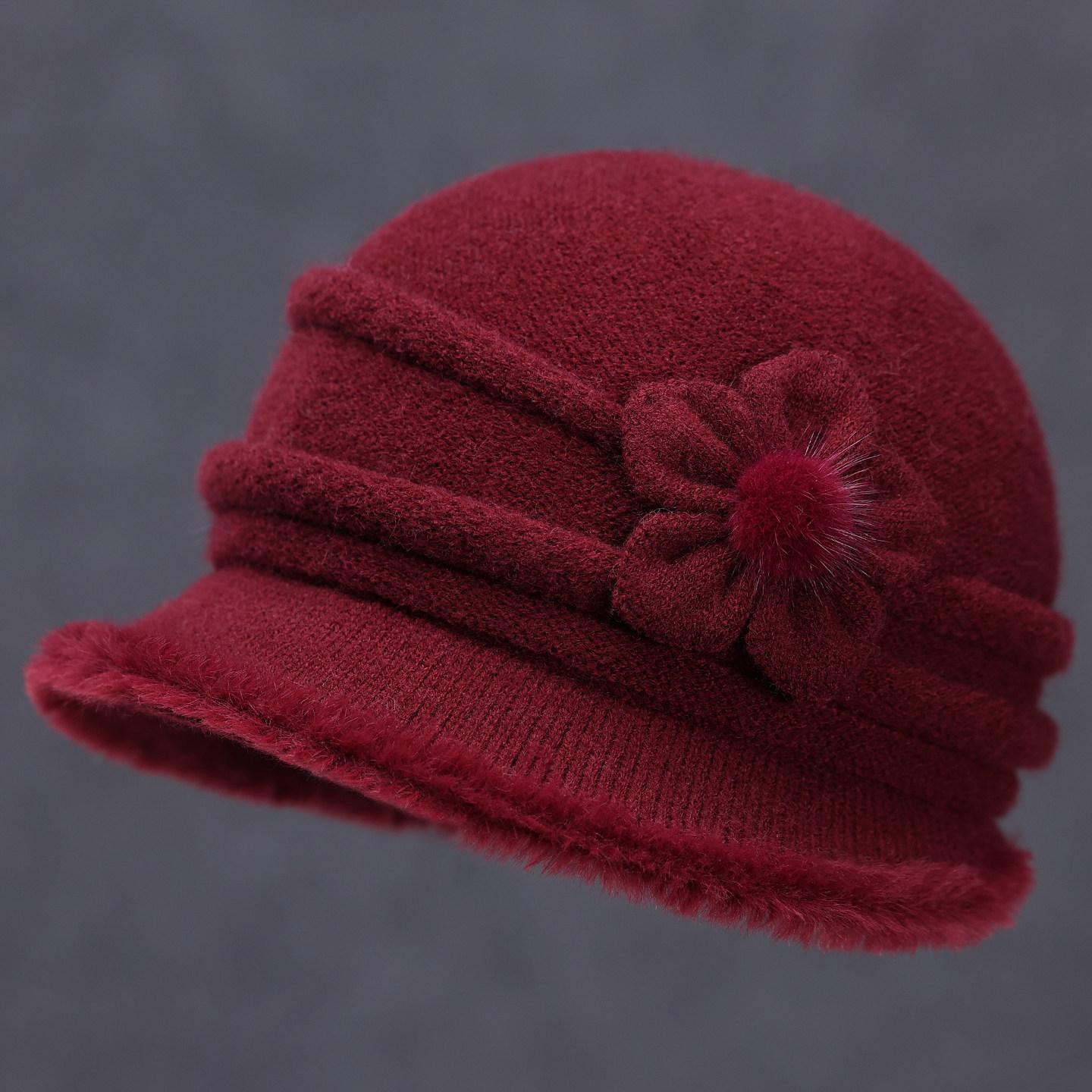 中老年人妈妈毛线保暖帽秋冬季老人奶奶帽子女婆婆老太太冬天棉帽,服饰配件/皮带/帽子/围巾,帽子,淘宝优惠券,粉丝福利购,淘宝优惠卷