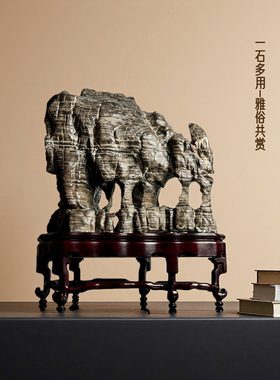 灵璧石天然原石奇石家装饰品摆件